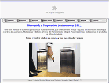 Tablet Screenshot of corporaciondeascensores.com.uy